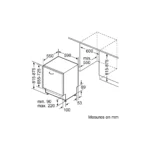Máquina de lavar louça embutida BOSCH SMV6ECX12F, SERENITY, Série 6, Silence Plus - Image 4