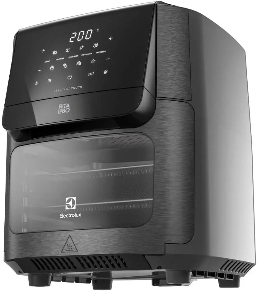 XX6c07a0ea0a06c4b8127e Fritadeira Airfryer Electrolux Oven Experience Eaf90 por Rita Lobo Digital 12l 1700w 5 em 1 Grafite - 220v - Image 1